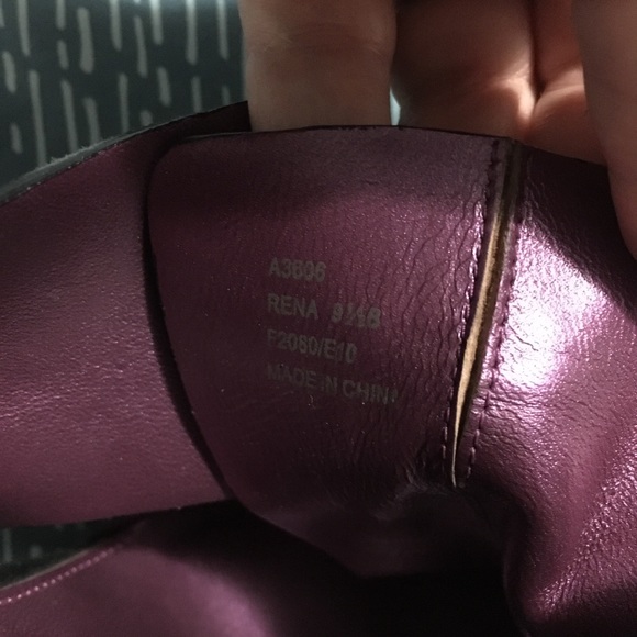 *Sold*Coach Poppy Rena Leather Platform Heels Sz 9.5 B - Picture 15 of 15